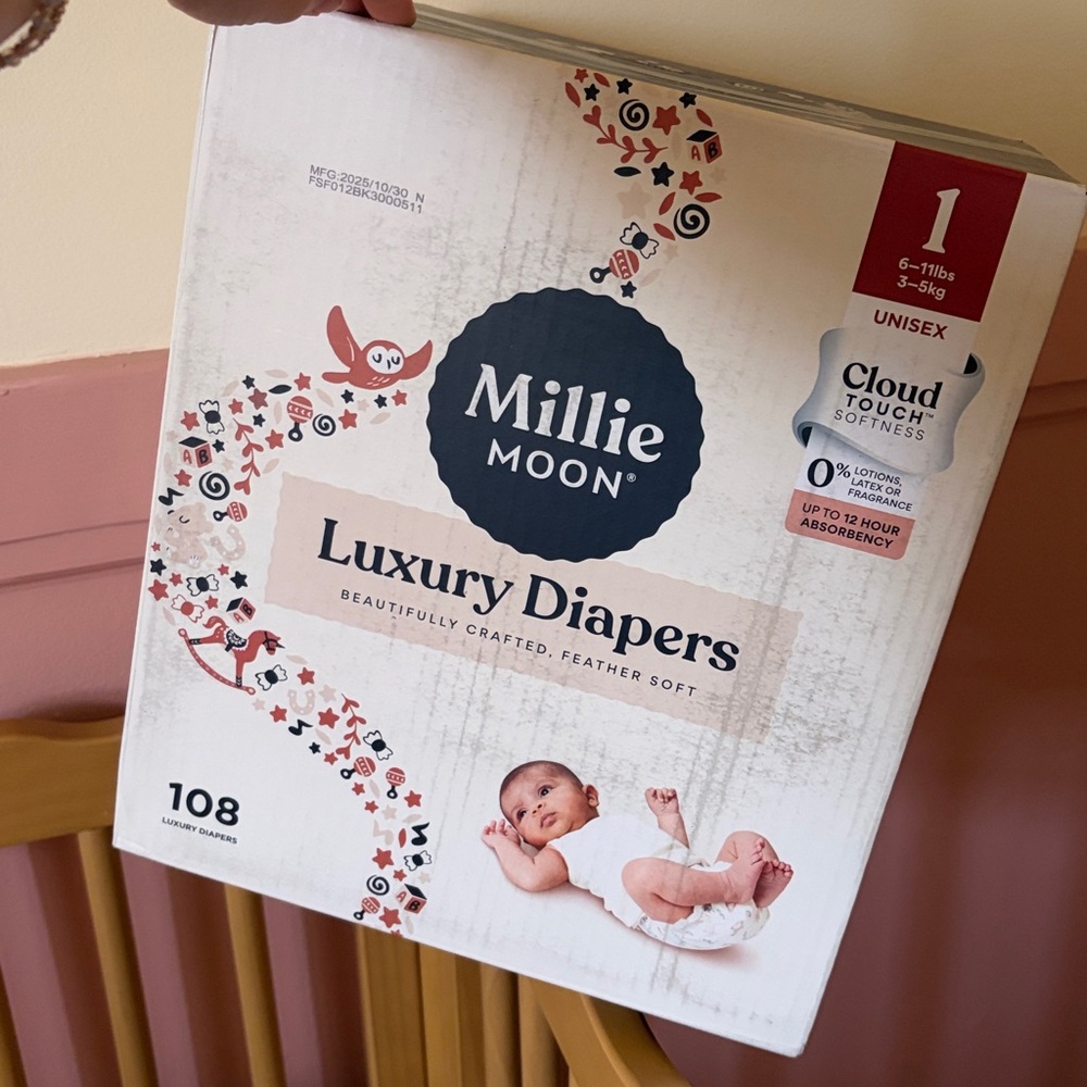 millie moon size 1 diapers